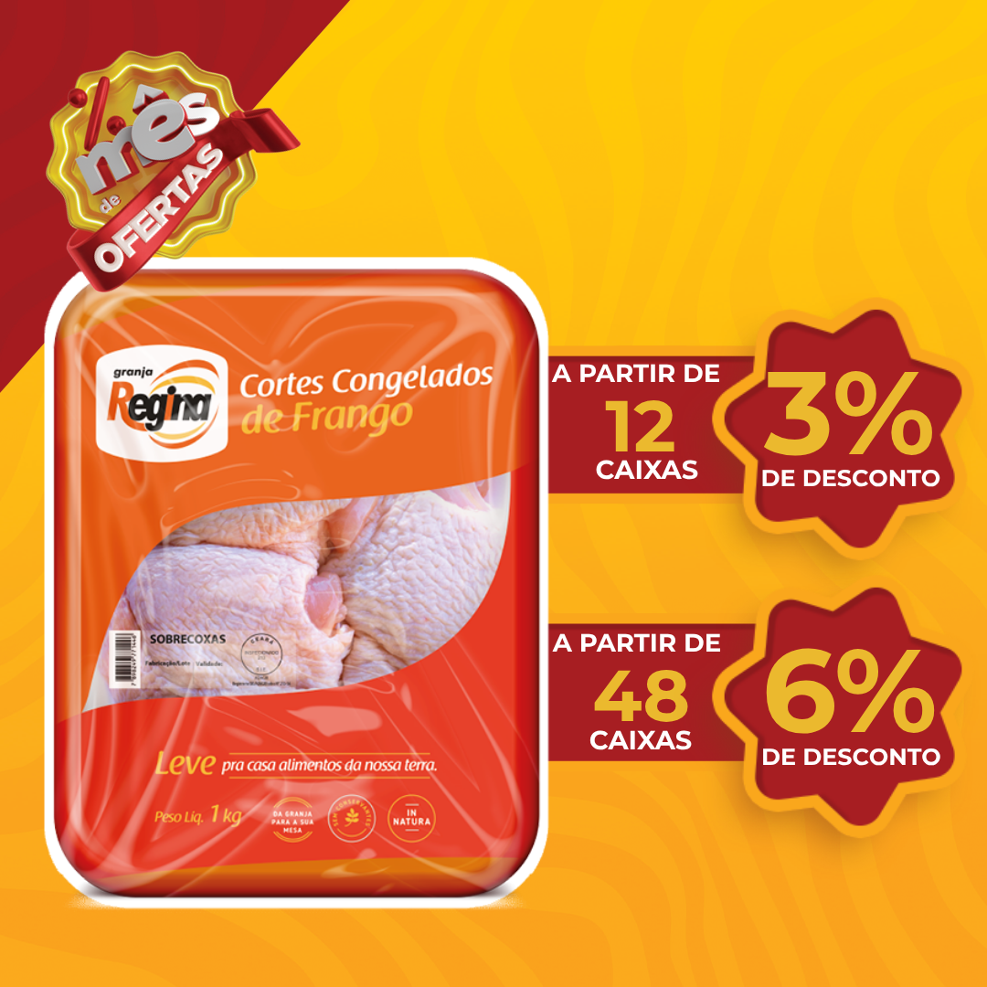 Sobrecoxa Cong 1kg - Granja Regina